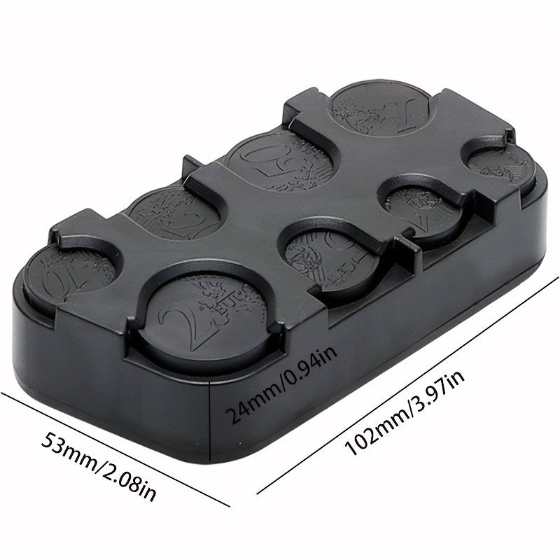 Plastik tanga saqlash qutisi Evro tanga tarqatuvchi Kompakt tashkil etuvchi