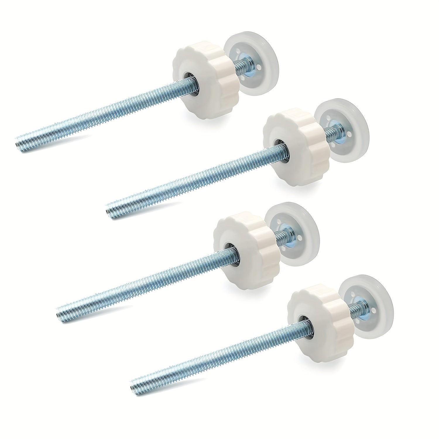 Set of 4 M8 Fence Door Threaded Shaft Rods Replacement Bolts for Pet Pressure Mount Safety Door