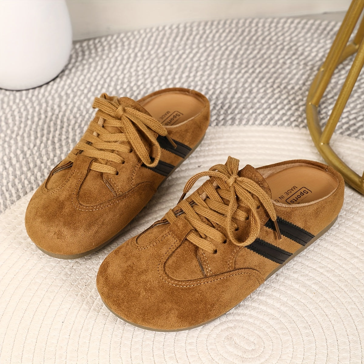 Women's Beige Synthetic Slip-On Sneakers with Cushioned EVA Insole