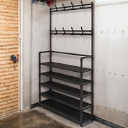 Zaryadsiz Temir Hall Darvoza uchun 8 Ta Qulflar va Kirish Joyi Saqlash Skamiyasi