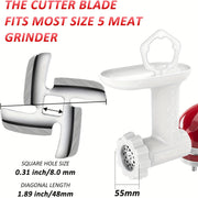 Meat Grinder Blade Set 2 4 8 9pcs Stainless Steel Cutter for Size 5 Meat Grinder