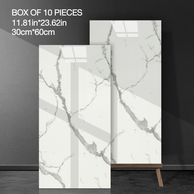 Имитированный мраморный плиточный пенопластовый настенный стикер водонепроницаемый самоклеящийся обои для ванной комнаты кухни гостиной спальни офиса