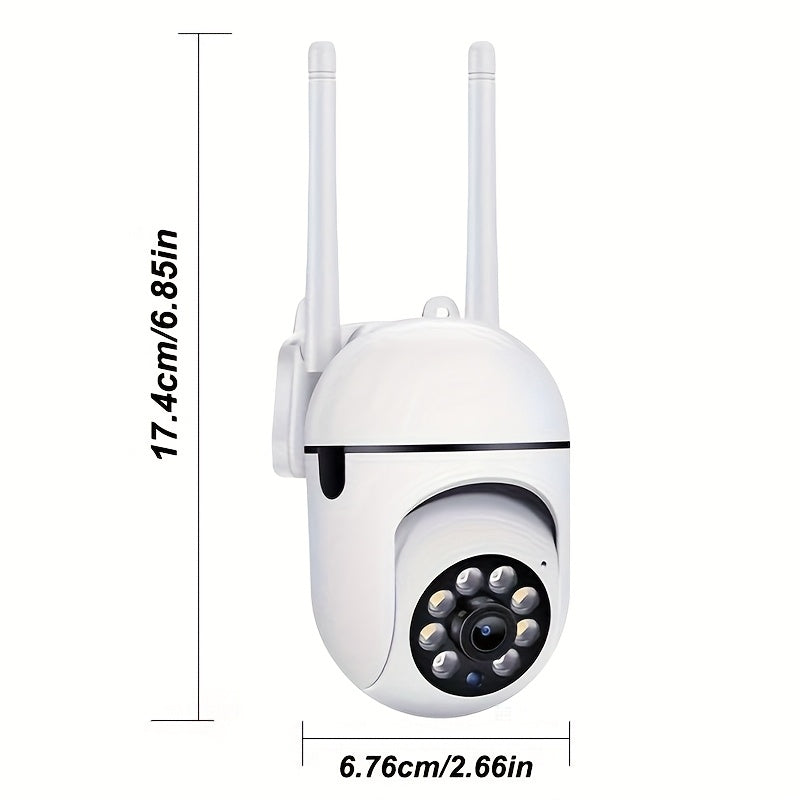 Wireless Security Camera 1440P HD Night Vision Two-Way Audio Motion Alerts Gimbal USB Powered