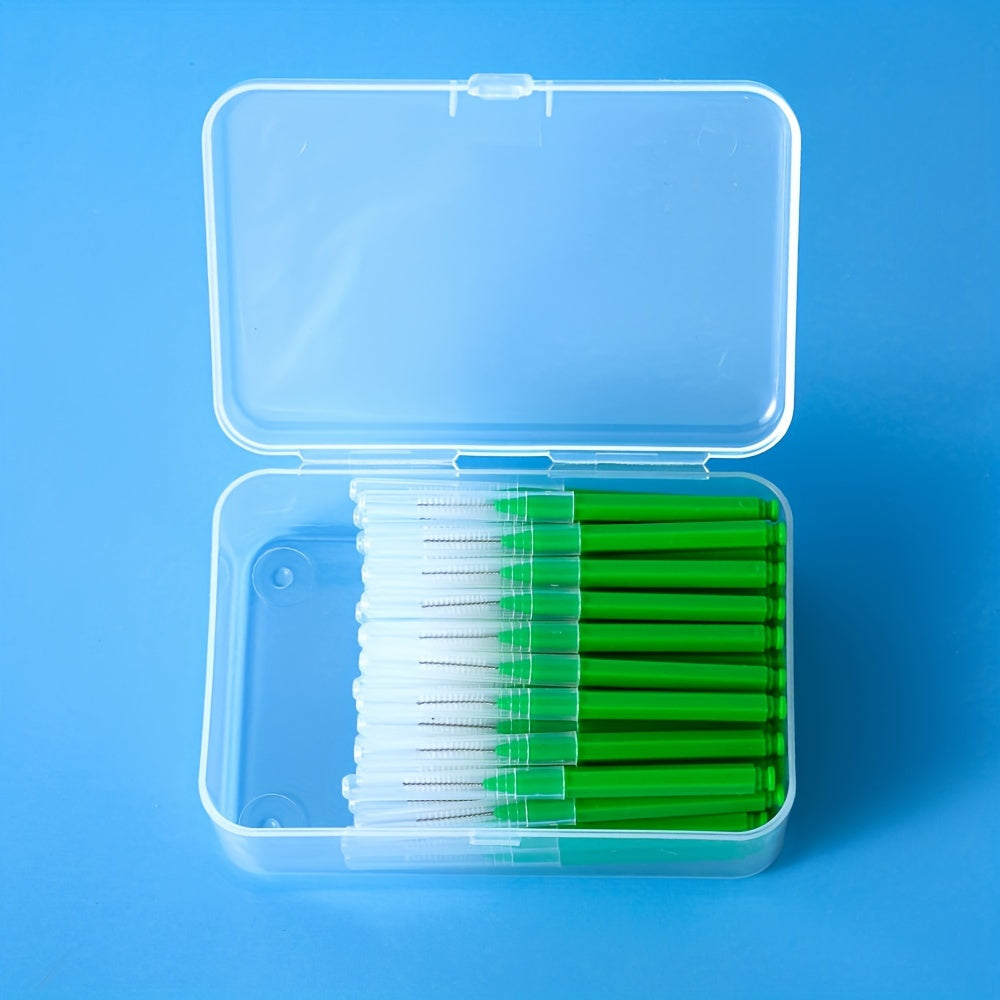 60-тайлам полипропилен тиш олиш учун оралиқ тиш щёткалари