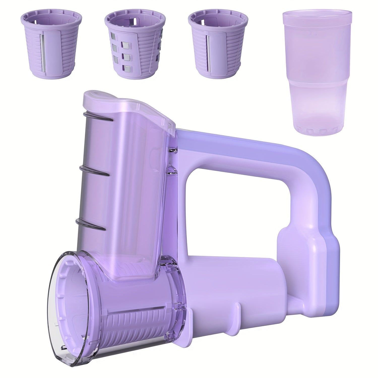 Vegetable Chopper with 3 Blades USB Rechargeable for Kitchen Camping Home