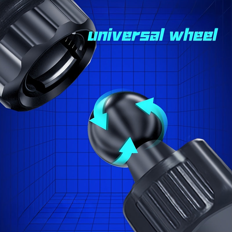 Car AC Vent Mount Durable ABS Triangle Rotating Hook with Metal Clasp