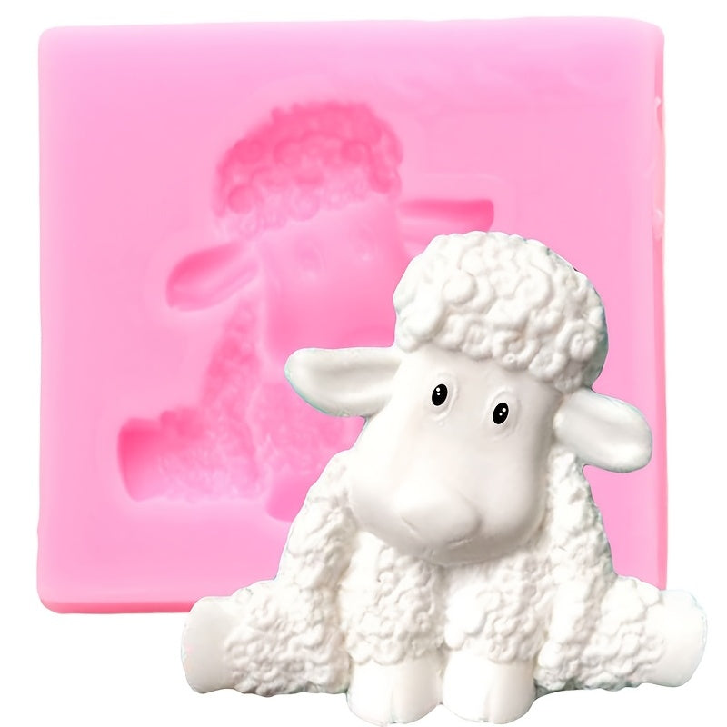 Silicone Sheep Cake Mold for Baking and Decorating, Food-Grade, Non-Stick