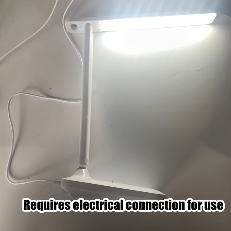 LED Desk Lamp with Touch Control Dimmable Eye Protection Adjustable Arm USB Powered