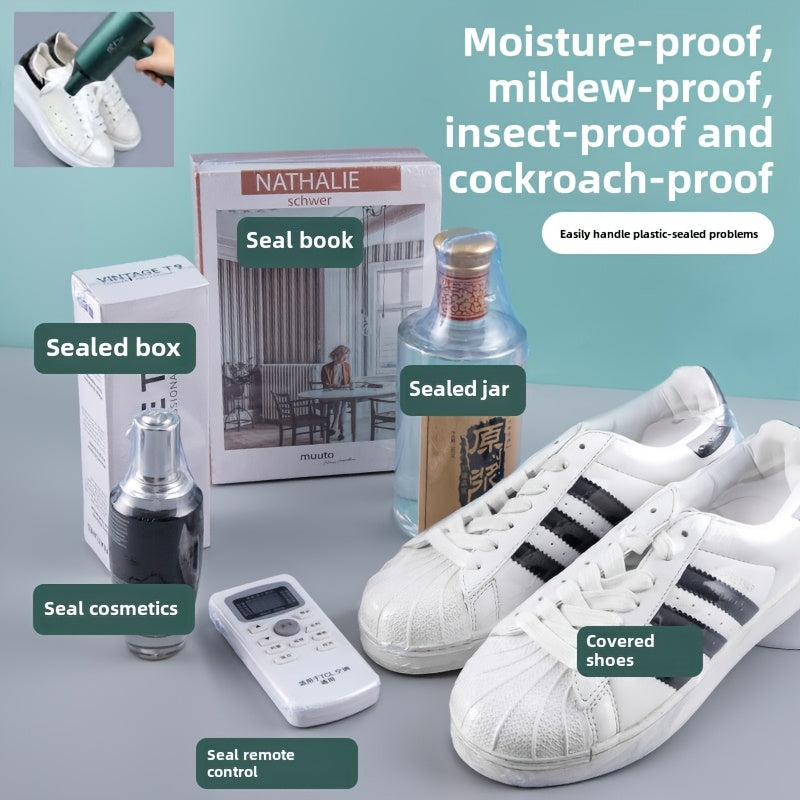 20 Pieces PVC Heat Shrink Film for Shoes, Cosmetics, Books, Non-Electrified Seal Bags