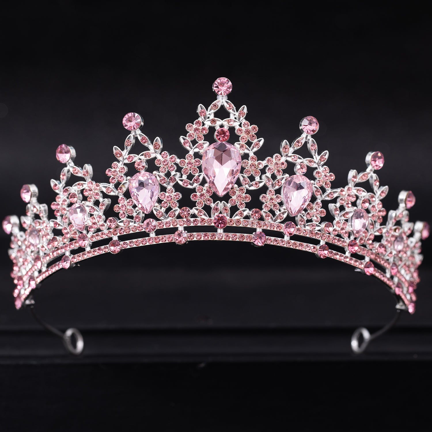 Princess Crown for Women and Girls, Queen Tiara, Elegant Silver Headpiece