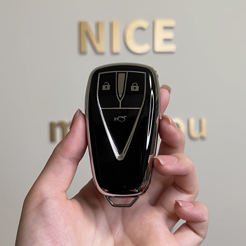 Universal TPU Key Fob Cover for Car Keys, Slim, Shockproof, Durable