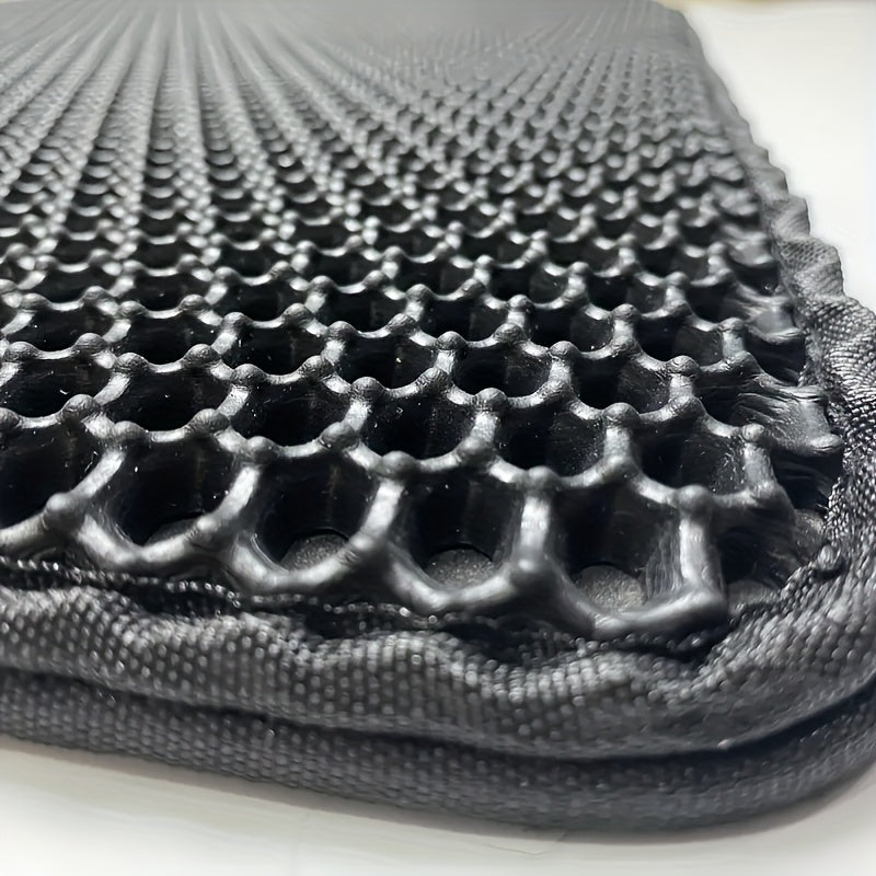 Double Layer EVA Cat Litter Mat with Honeycomb Design Non-Slip Washable Traps Litter and Waste