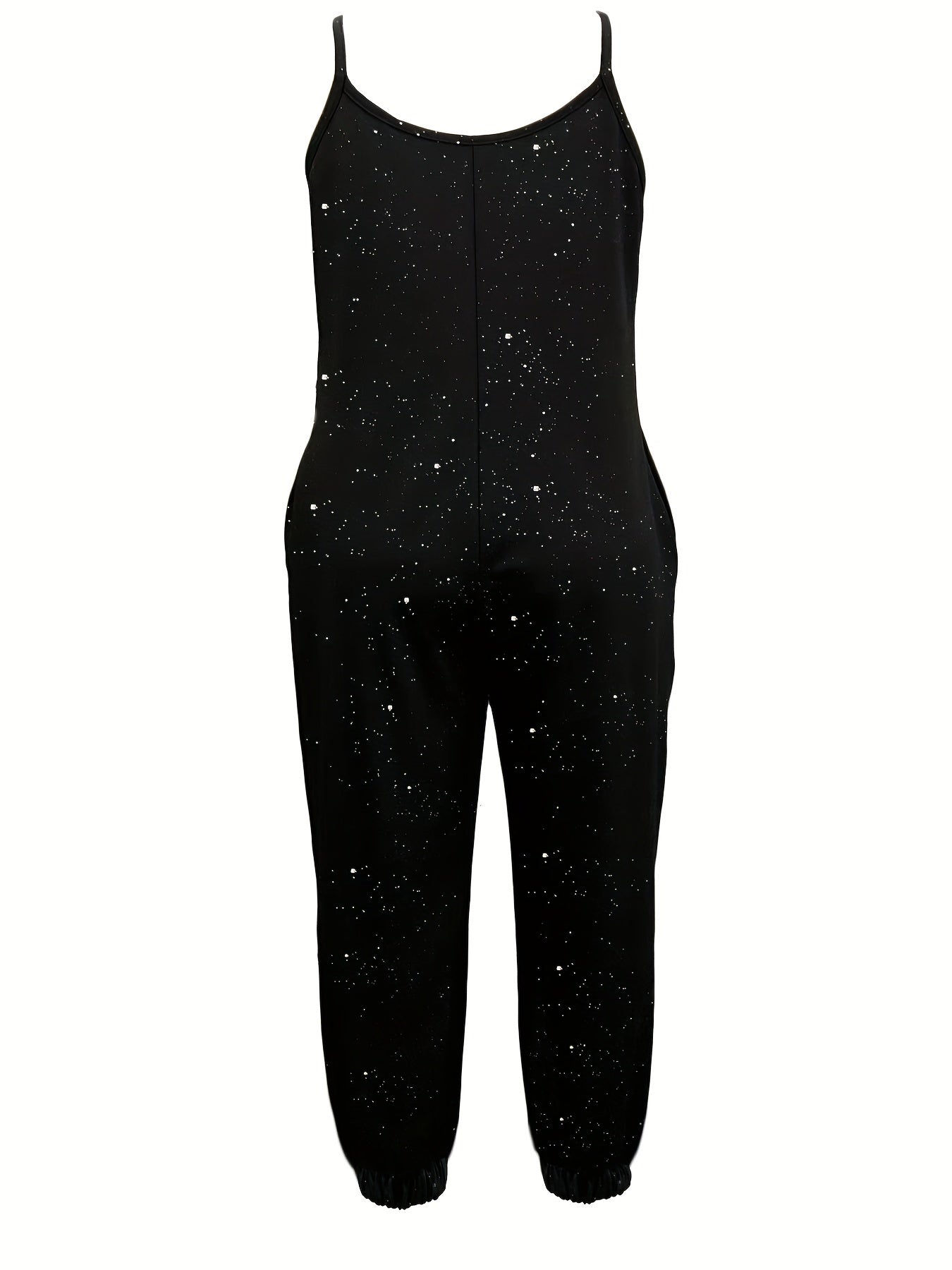 Plus Size Sleeveless Cami Jumpsuit Casual Summer Women's Clothing