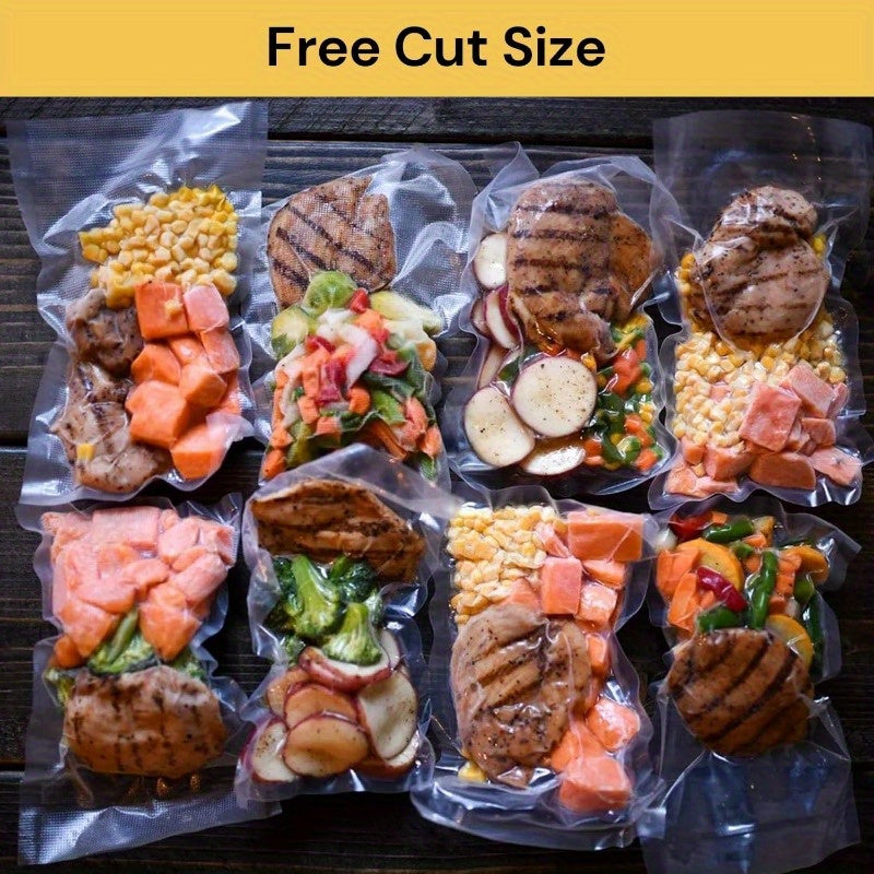 5 Rolls of 30x500cm Vacuum Seal Bags for Food Storage and Meal Prep BPA-Free Heavy Duty