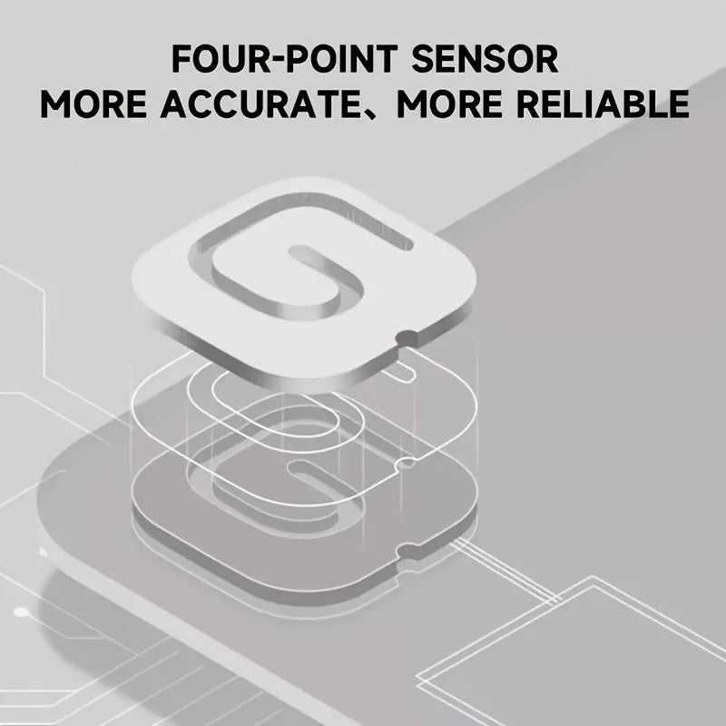 1 dona yuqori aniqlikdagi raqamli hammom tarozi, katta LCD ekran bilan, zamonaviy qora dizaynda. Uy, yotoqxona, ochiq havoda foydalanish uchun batareyali. Zamonaviy dizayn va mustahkam konstruktsiya bilan. Batareyalar kiritilmagan.