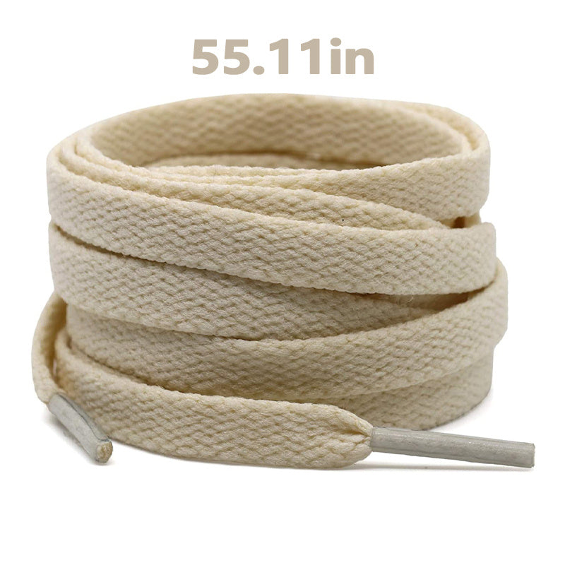Unisex Flat Shoe Laces for Running Sneakers Boot Strings 48 Inches Black