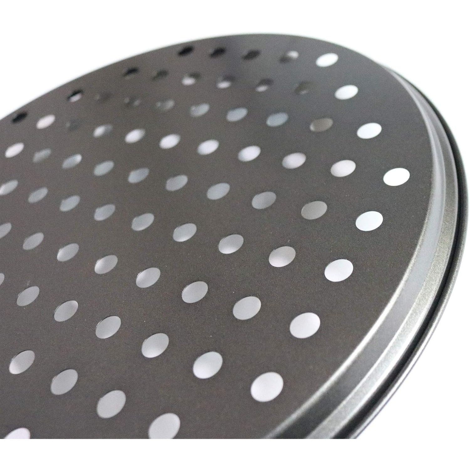 9" & 11" Nonstick Pizza Pan Set Carbon Steel Baking Supplies for Home Oven