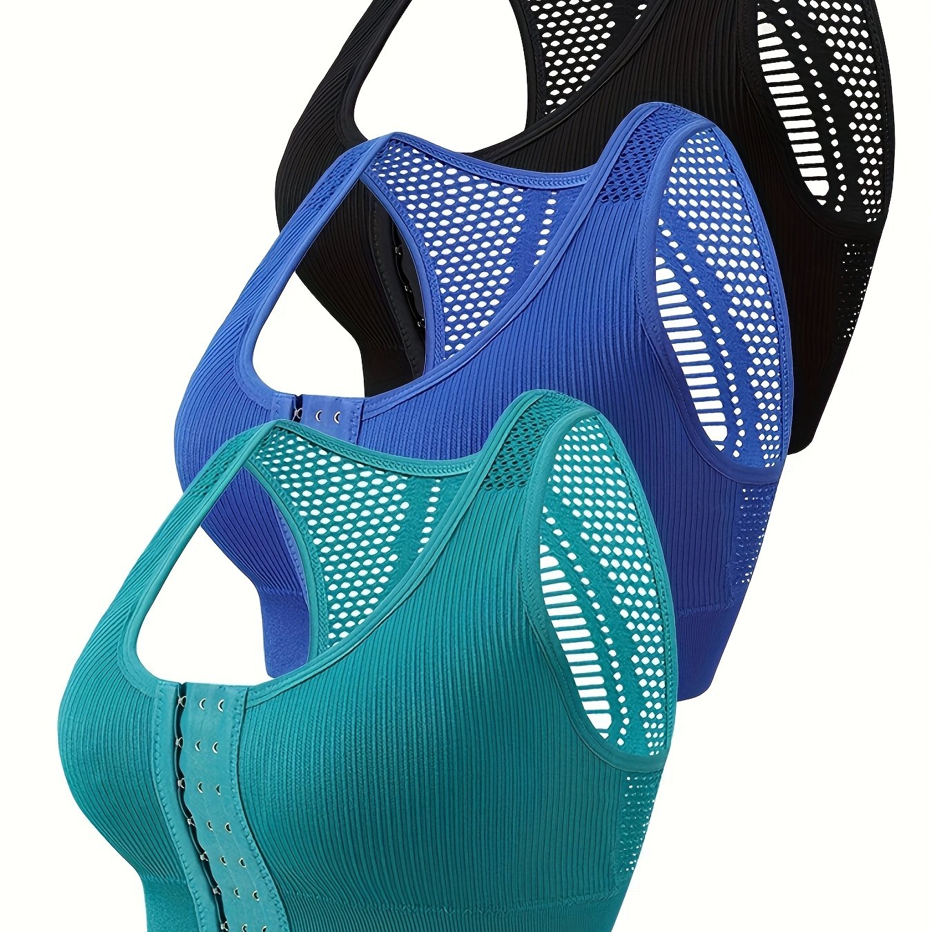 Women's Breathable Seamless Sports Bra Large Size, Lightweight, No Underwire