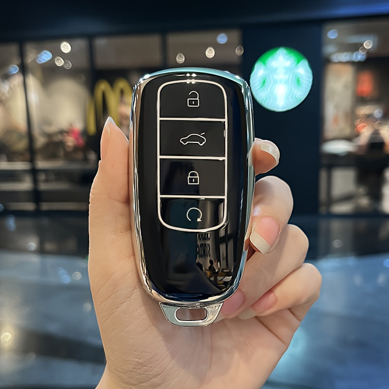 Universal TPU Car Key Cover Scratch-Resistant Stylish Protective Shell