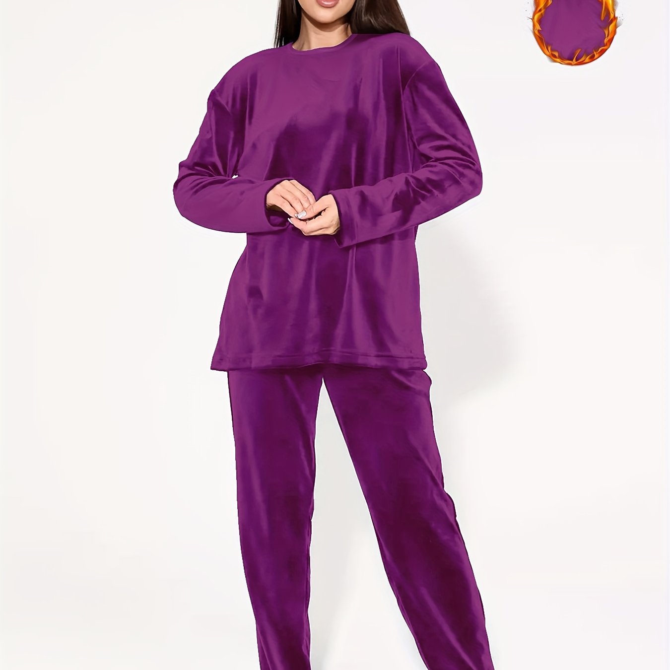 Conjunto de dos piezas de terciopelo para niñas, con pantalones de manga larga, otoño e invierno