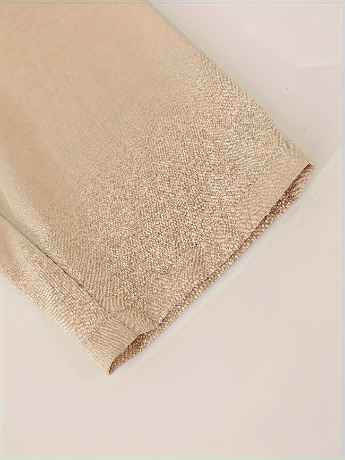 Men's Polyester Casual Sweatsuit with Collared Neck Solid Color Regular Fit Spring Fall