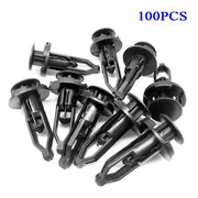50/100/200 Pcs Car Fastener Clips Bumper Fender Push-Type Plastic Fixings