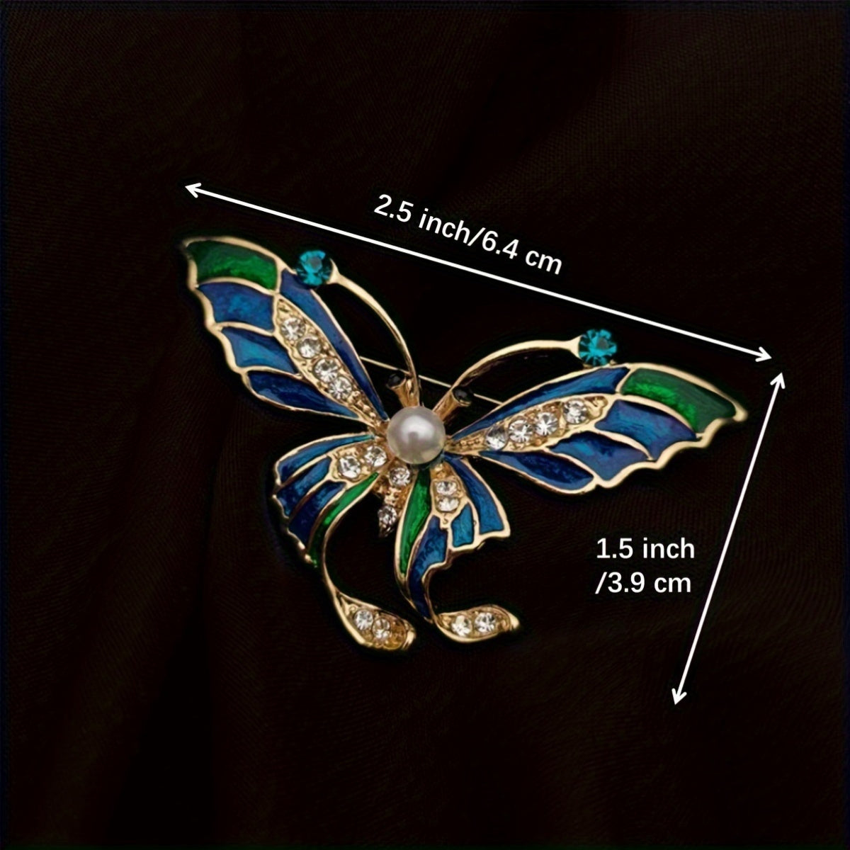 Women’s Christmas Brooch Set with Gardenia Pearl Design, Retro Style, 3 Pieces