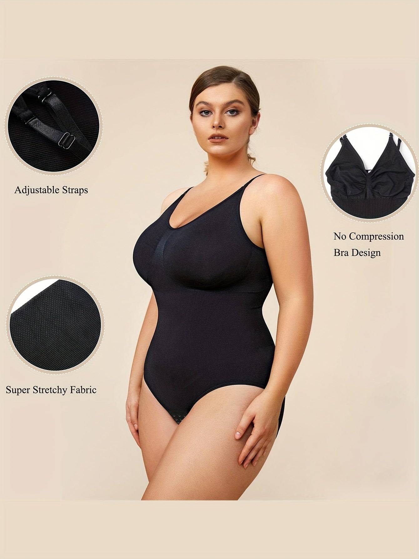 Women's Seamless Tummy-Tuck and Butt-Lifting Shapewear 5 Pack in 5 Colors