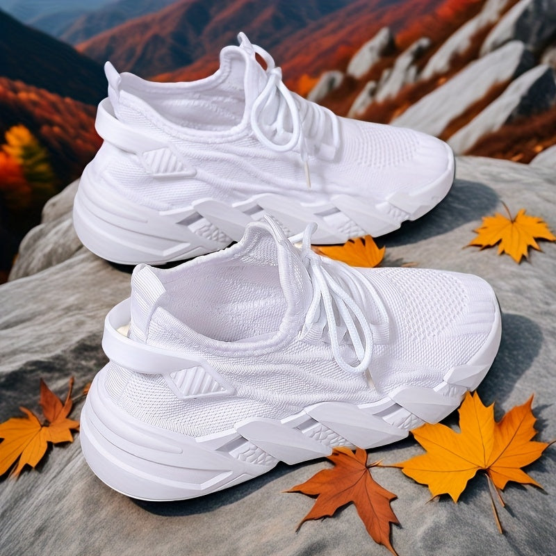 Women’s Breathable Mesh Casual Sneakers Lightweight Running Shoes White