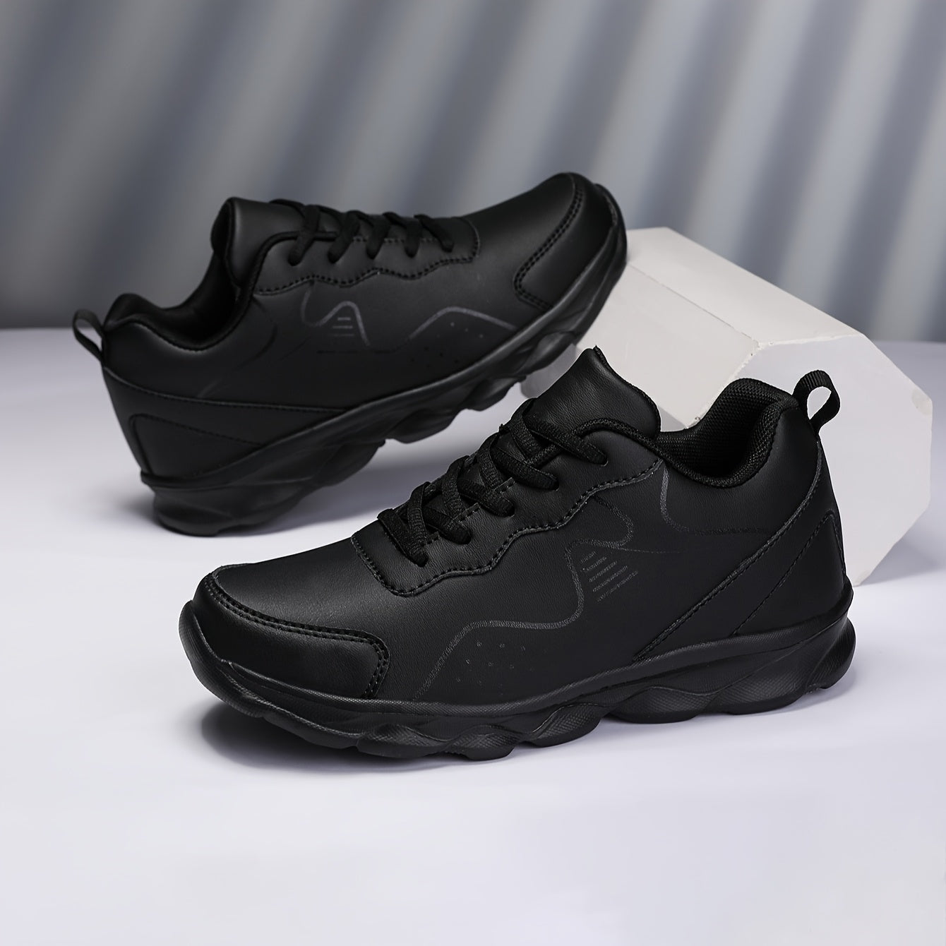 Women's Lightweight Casual Hiking Sneakers - Breathable Synthetic EVA Sole