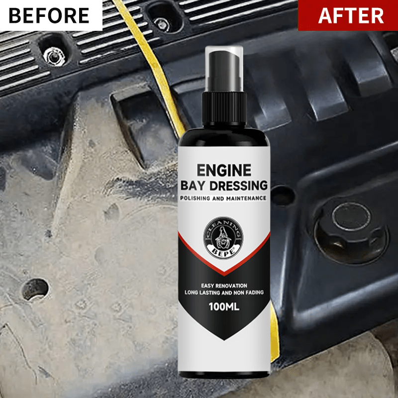 100ml Dvigatel va Plastmassa Detallarini Yangilash, Yaltirash, Yuvish, Avtomobil Qopqog'i, Bagaj, Gome