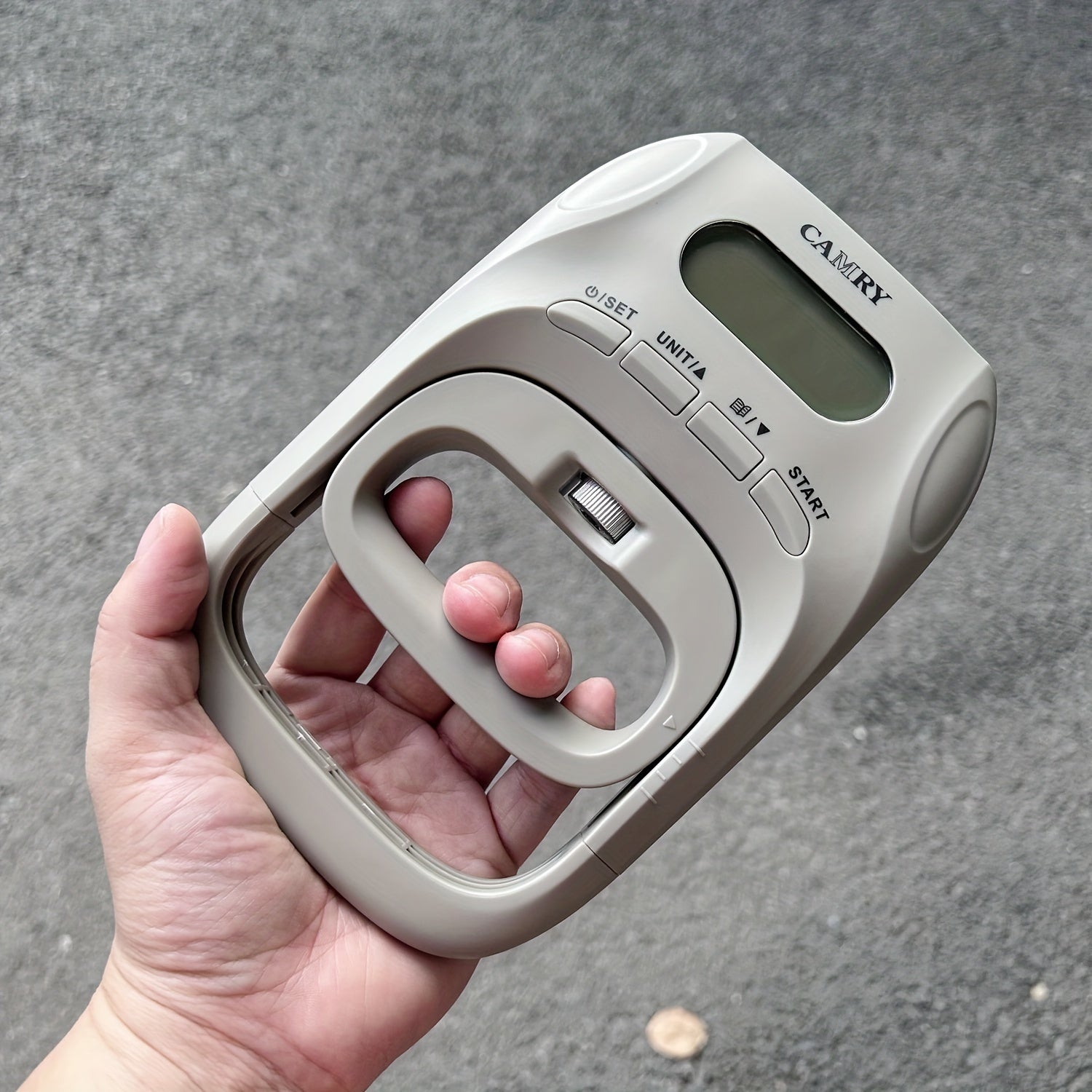 Digital Hand Dynamometer Grip Strength Meter LCD Display No Battery Needed