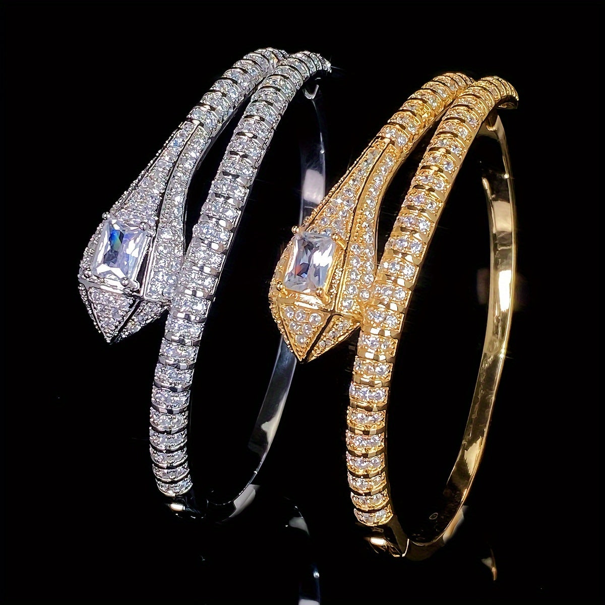 Women's Silver Bracelet with Zirconia Stones for Trendy Events