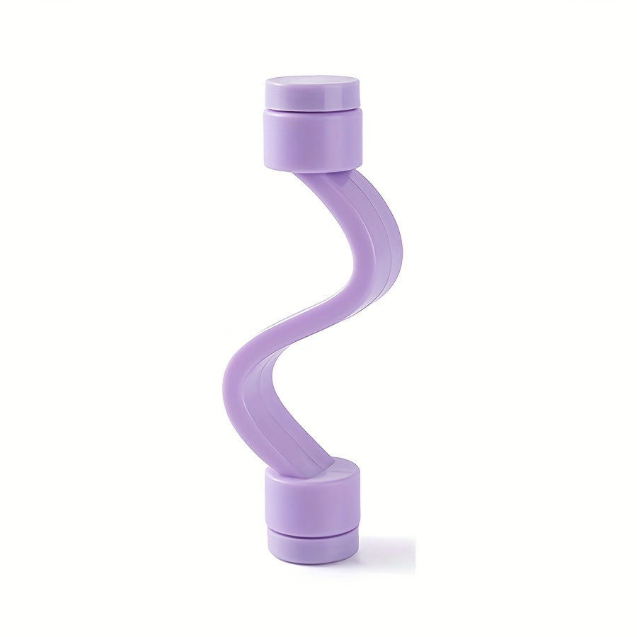 Purple ABS Plastic Magnetic Washing Machine Door Stopper Ventilated Anti-Pinch
