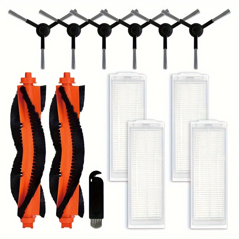 Robot Vacuum Spare Parts Kit Main Side Brush HEPA Filter Mop Compatible with V2 V3 SE 3490 3690