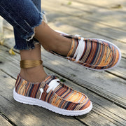 Women's Mesh Flat Sports Shoes Lightweight Athletic Sneakers