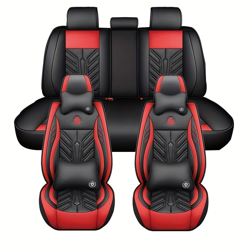 Avtomobil o‘rindigi qopqog‘i to‘liq PU charm bilan universal barcha mavsumlar uchun avtomobil ichki qismi