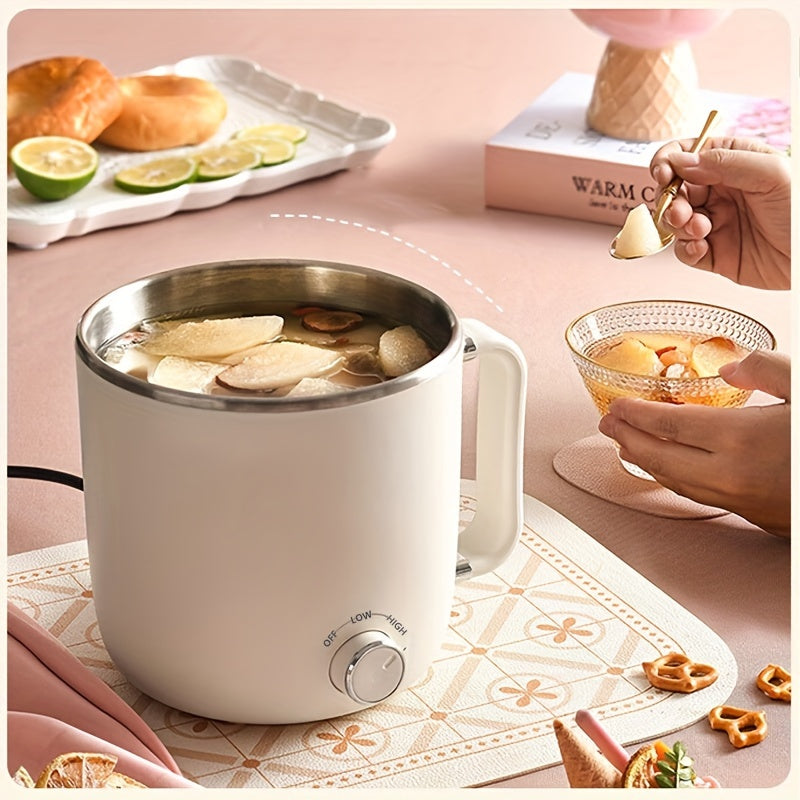 1.8L Маленький многофункциональный электрический горячий горшок для приготовления пищи и паровой обработки в общежитиях, лапша