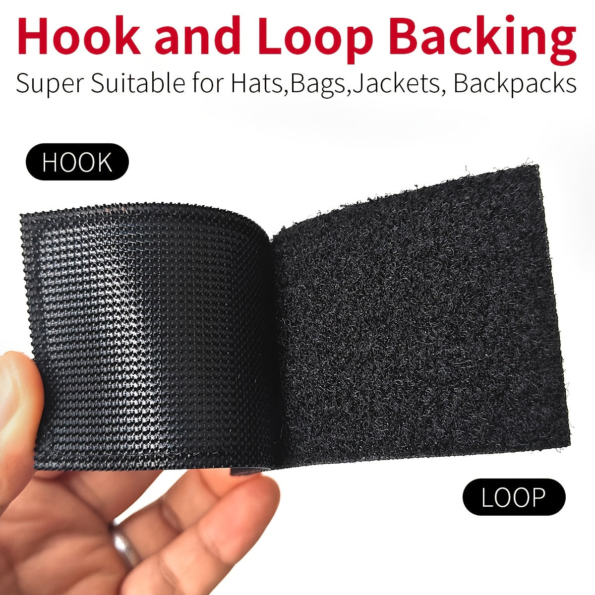 Insignia de moral alemana reflectante IR con gancho y bucle para equipo táctico