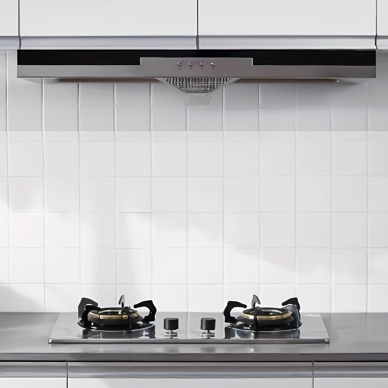 High-Temperature Resistant Ceramic Tile Wall Sticker Waterproof Oil-Proof Kitchen Decor