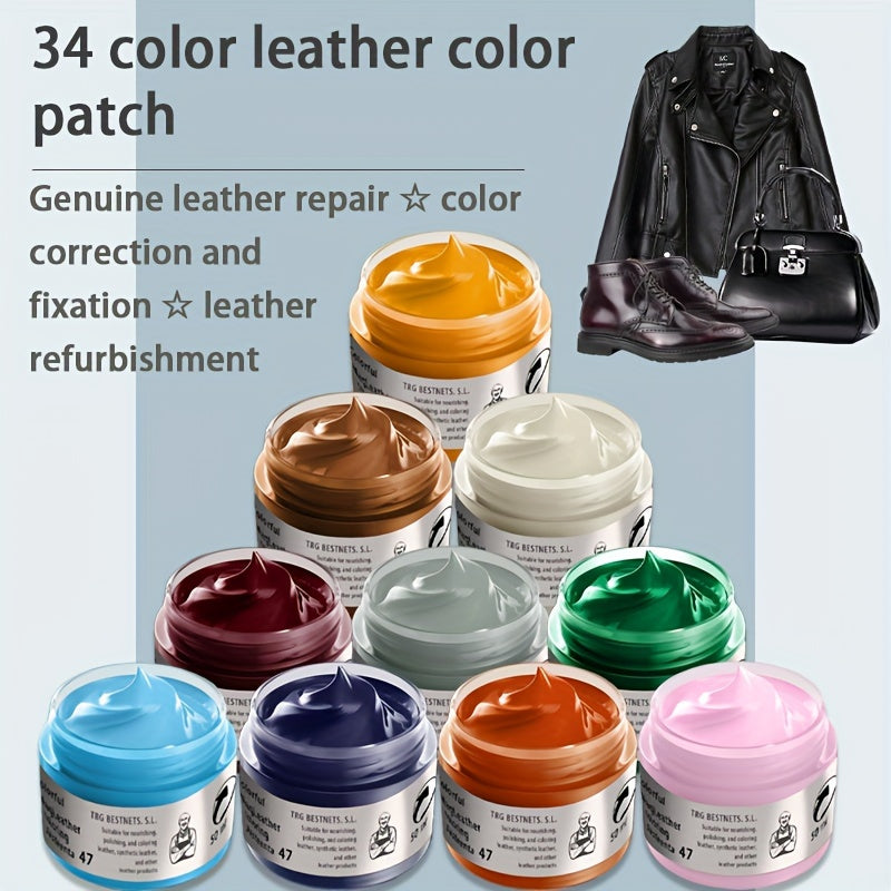 Repair Cream for Scratches and Color Restoration 50ml for Sofas Shoes Bags