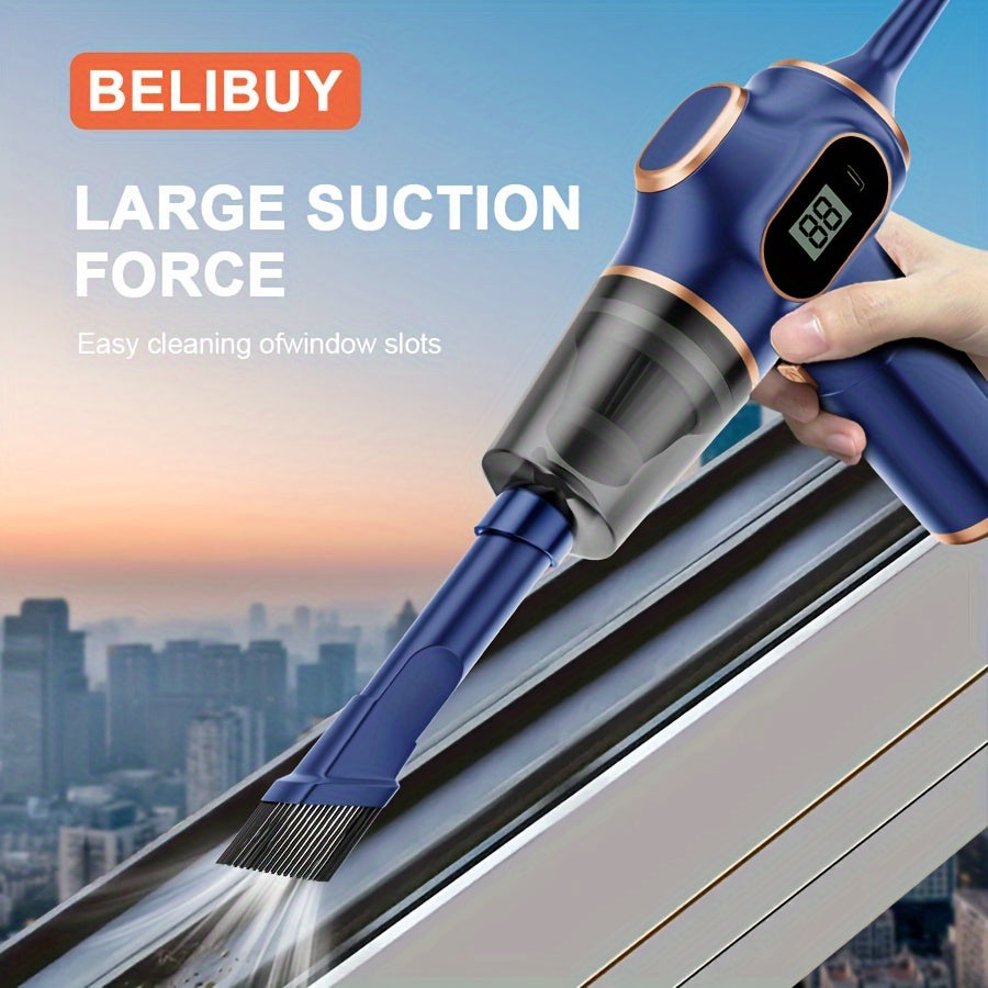Cordless Handheld Vacuum Cleaner for Home and Car with Powerful Suction