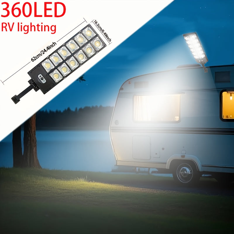 Наружный солнечный светодиодный светильник 720 LED, 3 режима, пульт дистанционного управления, сад, задний двор