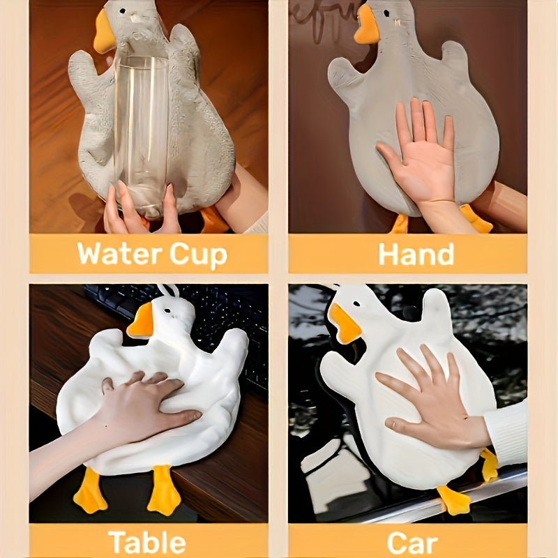 Cartoon Duck Kitchen Towel Absorbent Cotton Polyester Quick-Drying Bathroom Bedroom