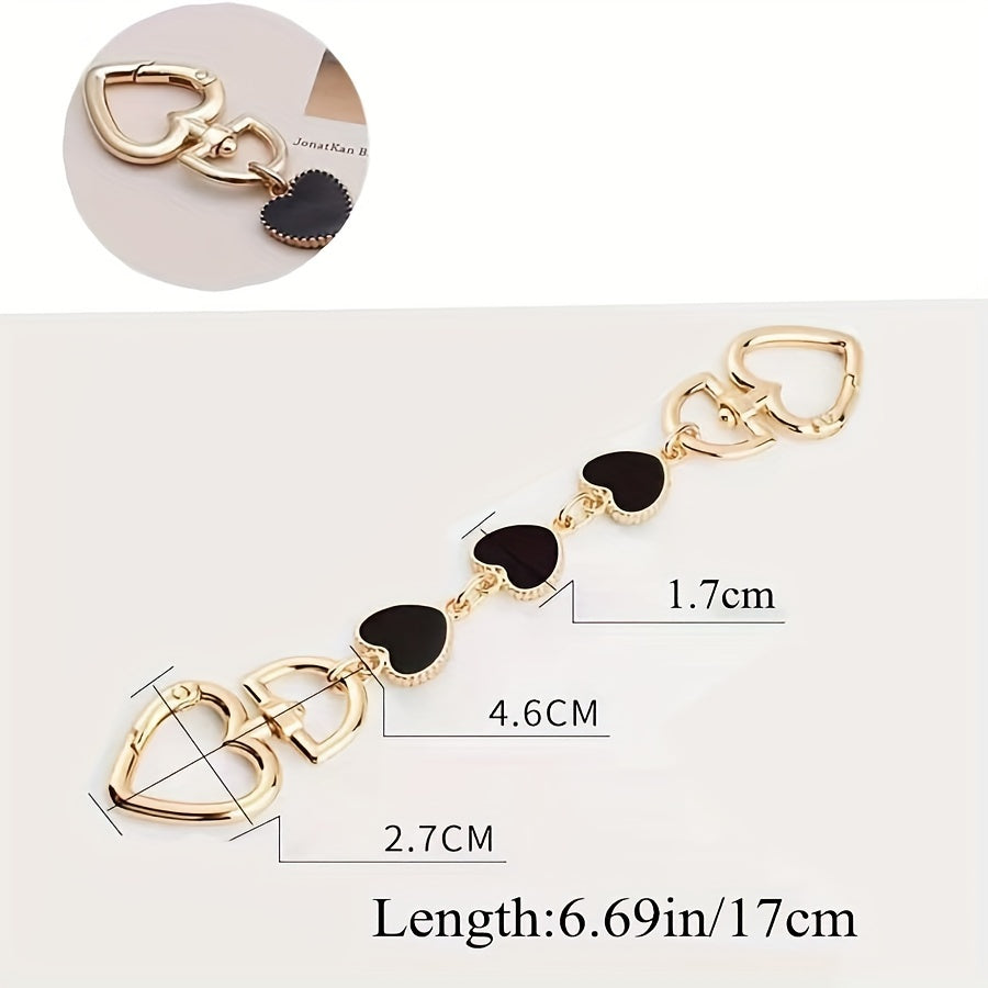 Extensor de correa para cadena de bolso, ajustable, accesorio de metal duradero