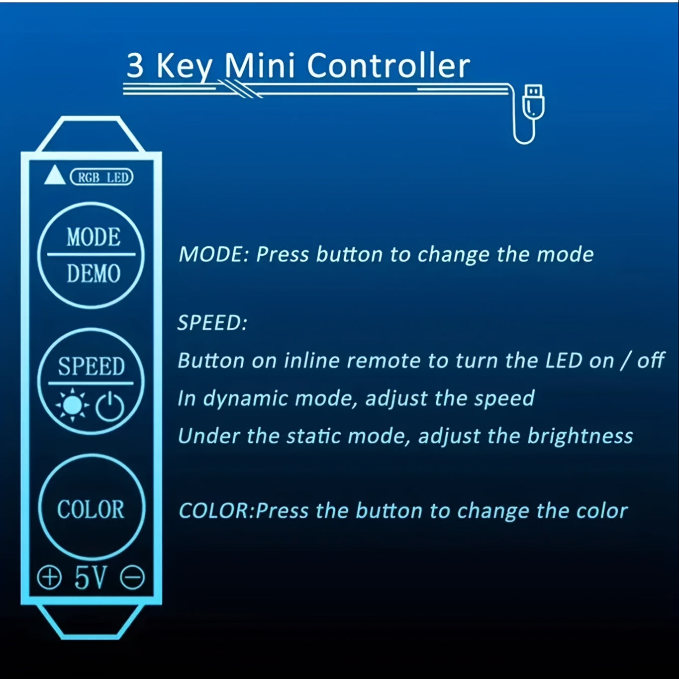 Tira de luces LED RGB 2835 de 30m alimentada por USB para retroiluminación de TV y decoración de habitaciones