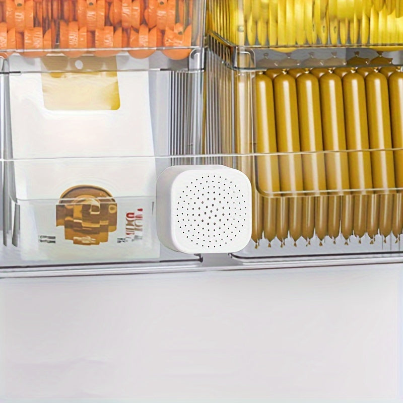 6Pcs Activated Charcoal Refrigerator Deodorizers White Plastic Odor Moisture Eliminators