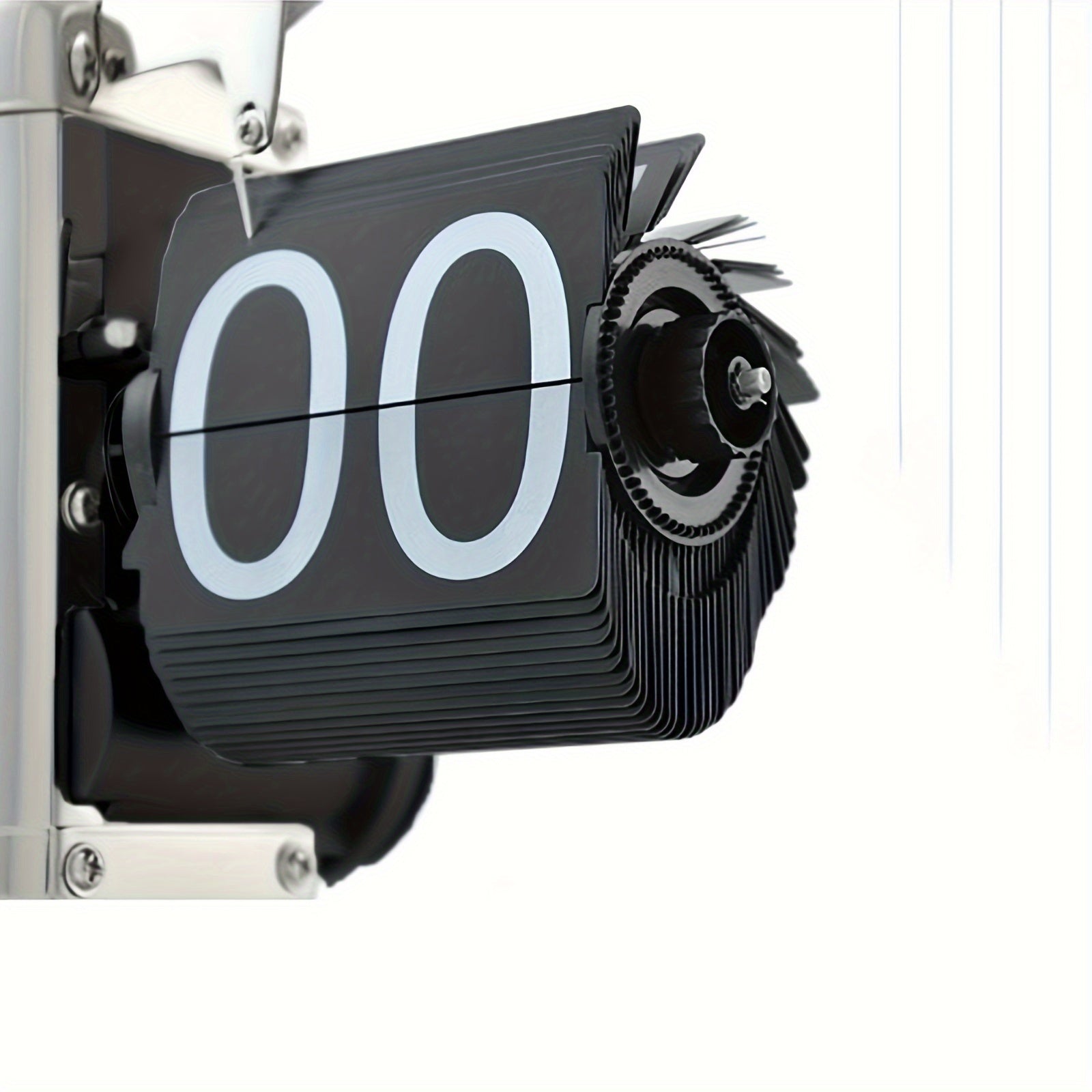 Digital Flip Clock Battery Powered Large Numbers for Home Office Outdoor Storage