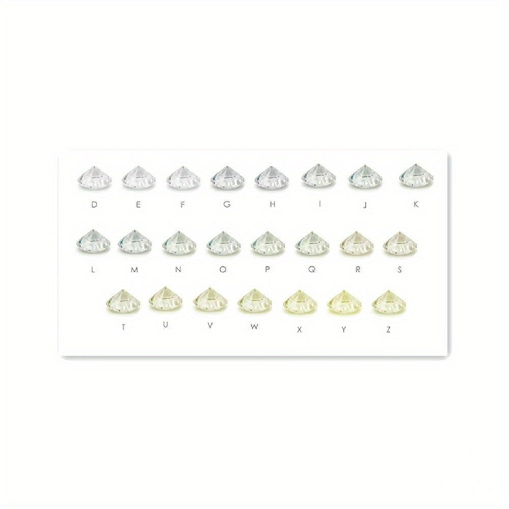 Moissanit bo'sh tosh dumaloq yulduzcha oq 2.7mm-6.0mm zargarlik buyumlari tosh