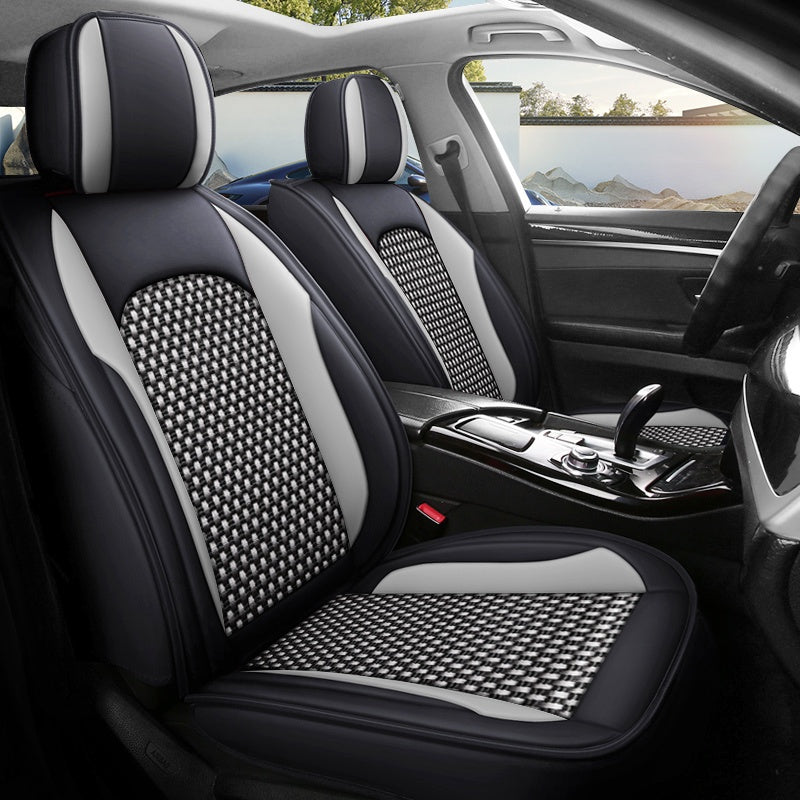 Universal All-Season Car Seat Cover Breathable Fabric Full Coverage